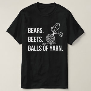 Bears Beets Balls of Yarn - Men's Tee