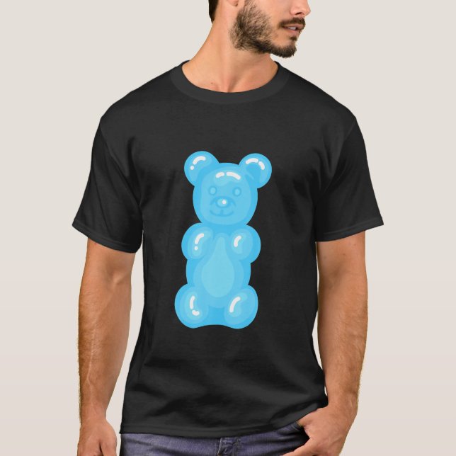 Bears Children Light Blue Lovers Gummy Bear T-Shirt (Front)