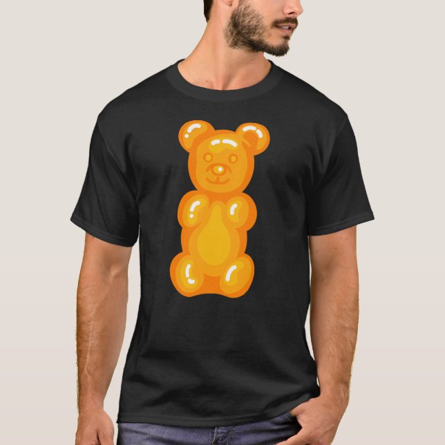 Bears Children Orange Lovers Gummy Bear T-Shirt (Front)