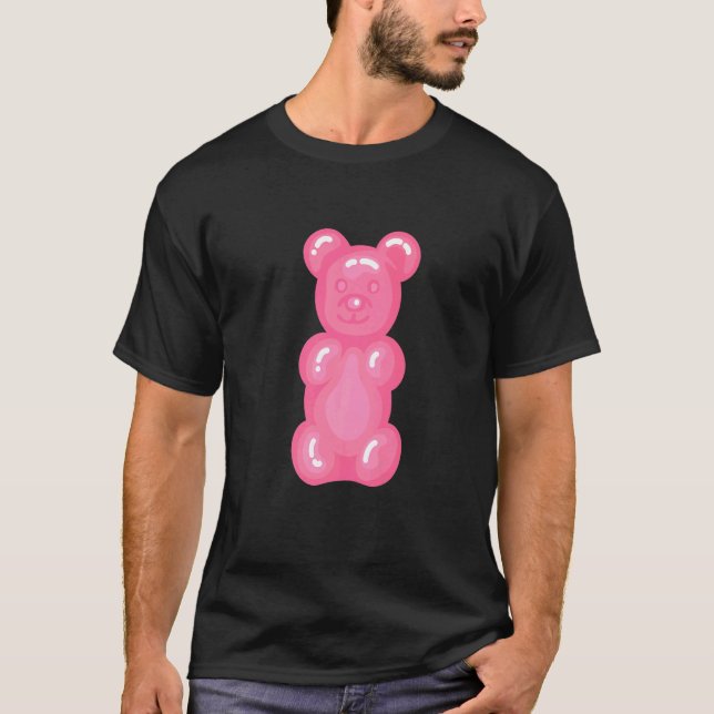 Bears Children Pink  Gummy Bear T-Shirt (Front)