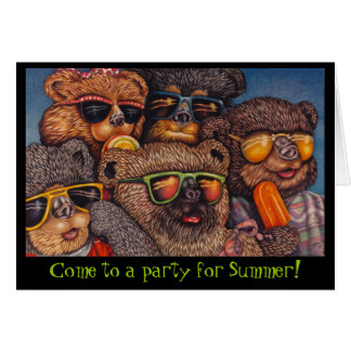 Bears, Come to a party !