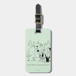 Bears Dinner Luggage Tag