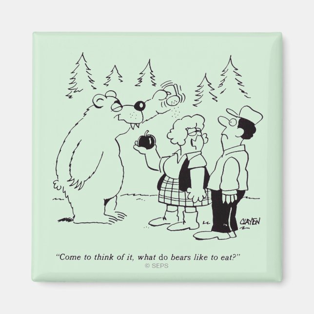 Bears Dinner Magnet (Front)