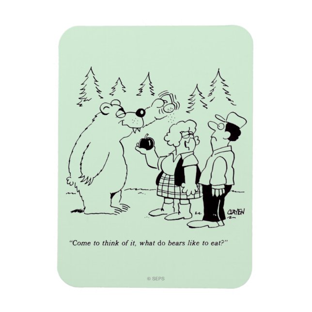 Bears Dinner Magnet (Vertical)