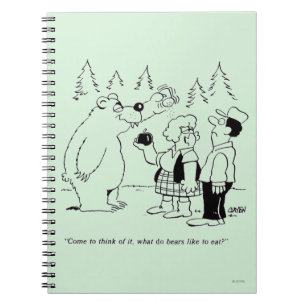 Bears Dinner Notebook