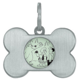 Bears Dinner Pet ID Tag