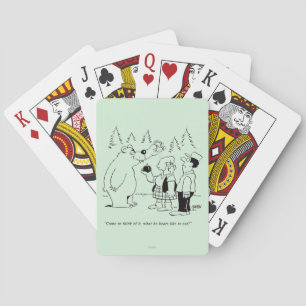 Bears Dinner Playing Cards