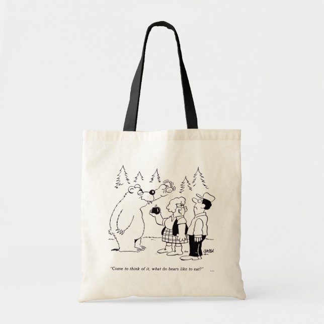 Bears Dinner Tote Bag (Front)