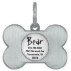 Bear's Dog Tag