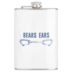 Bears Ears Rock Climbing Quickdraw Hip Flask