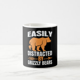 Bears - Easily Distracted By Grizzly Bears Coffee Mug