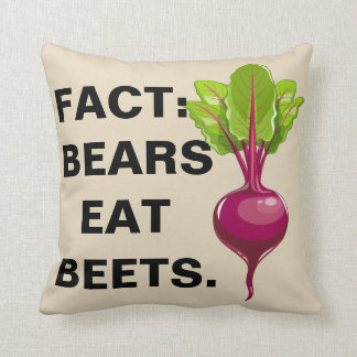 Bears Eat Beets Cushion