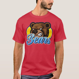 Bears Fan Team Supporter Animal Wildlife Lover Pre T-Shirt