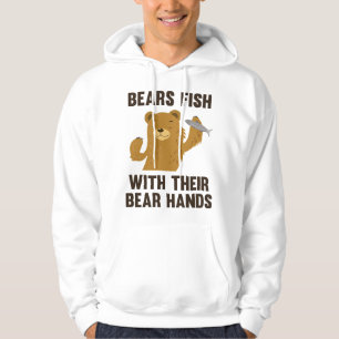 Bears Fish With Their Bear Hands Hoodie