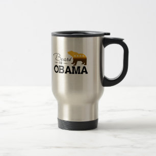Bears for Obama - Travel Mug