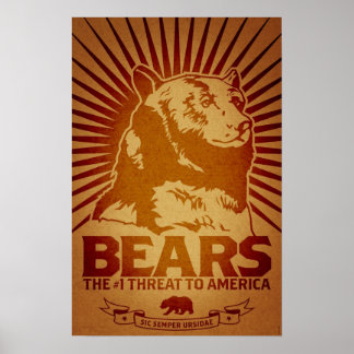 bears godless killing machines humour funny poster