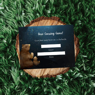 Bears Guessing Count Game Baby Shower Game Invitation