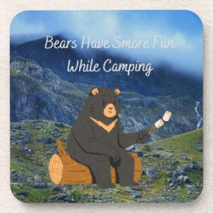 Bears Have Smore Fun While Camping on a Coaster