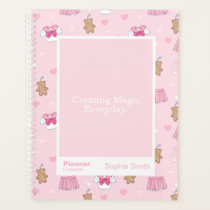 Bears/Hearts Block Quote   Fully Customizable Planner