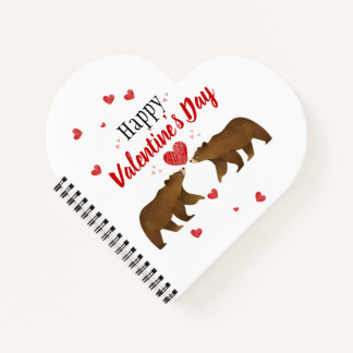 Bears & Hearts Valentine's Day Notebook
