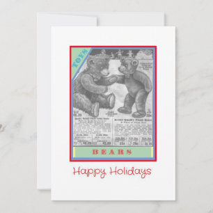 Bears Holiday card by Bruce Tunis