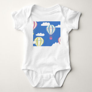 Bear's Hot Air Balloon Day Out Baby Bodysuit