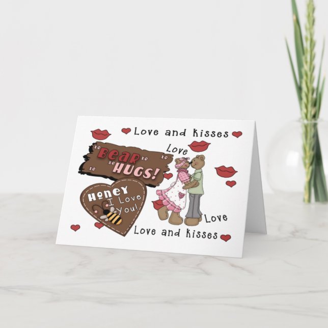 Bears Hugs Holiday Card (Front)
