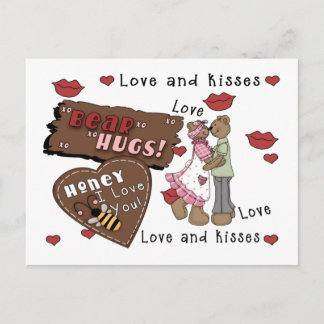 Bears Hugs Postcard