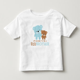 Bears "I'm Going To Be A Big Brother" Toddler T-Shirt