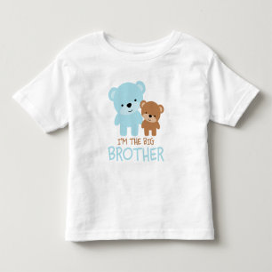 Bears "I'm The Big Brother" Toddler T-Shirt