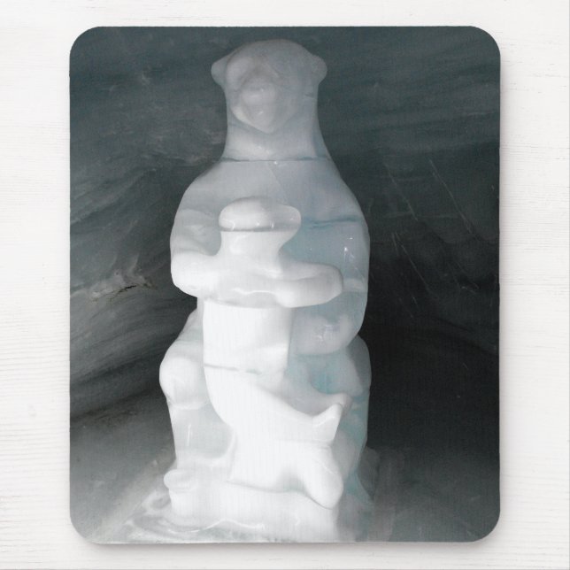 Bears in ice mouse mat (Front)
