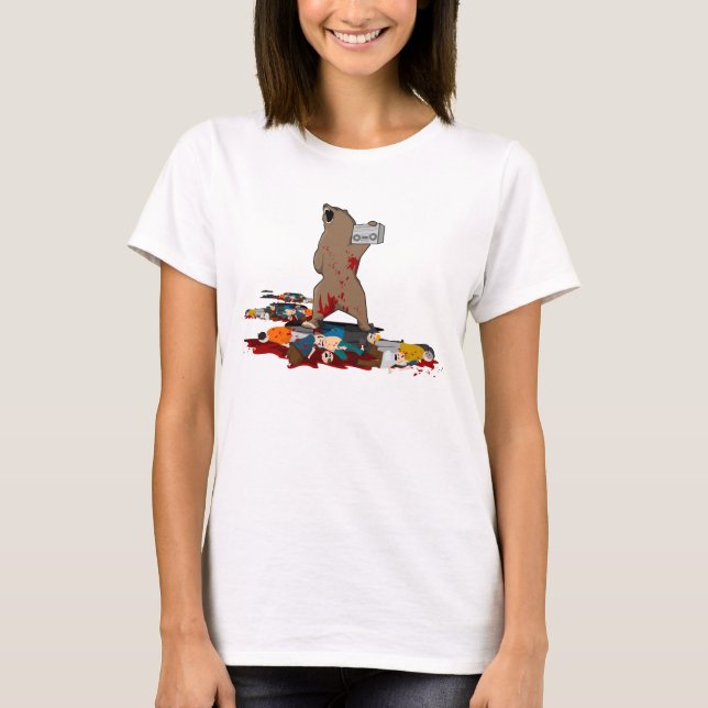 Bears Love Boomboxes T-Shirt (Front)