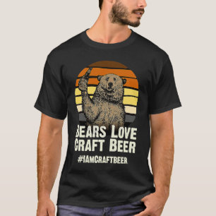 Bears Love Craft Beer Camping Grizzly Pride T-Shirt