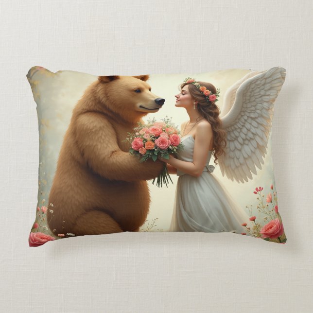 Bear's Love Decorative Cushion (Front)