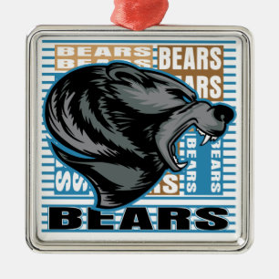 Bears Metal Tree Decoration