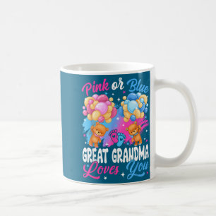 Bears Nk Or Blue Great Grandma Loves You Gender Re Coffee Mug