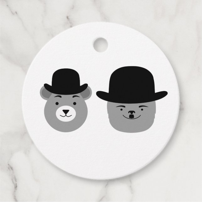 Bears of the Desert Favour Tags (Front)