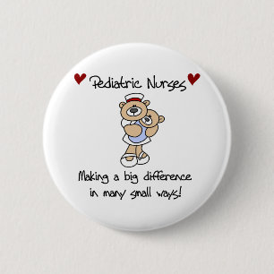 Bears Pediatricians Make a Difference 6 Cm Round Badge