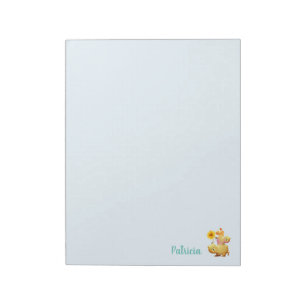 Bears, Rooster & Sunflower Tower Notepad