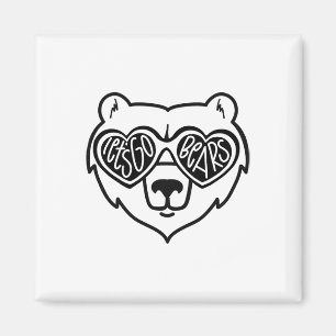 Bears School Sports Fan Team Spirit Magnet