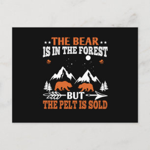 Bears - The Bear Is In The Forest Postcard