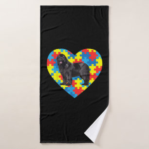 Beart Autism Newfoundland Autism Valentine Bath Towel
