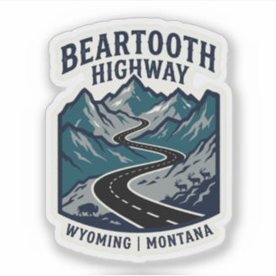 Beartooth Highway Custom-Cut Vinyl Sticker