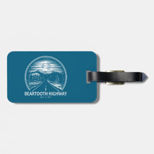Beartooth Highway Montana Wyoming Forest Luggage Tag