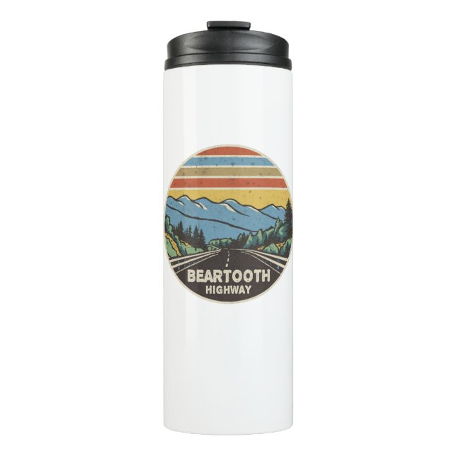 Beartooth Highway Montana Wyoming Mountains Thermal Tumbler (Front)