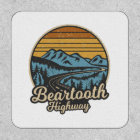 Beartooth Highway Montana Wyoming Retro