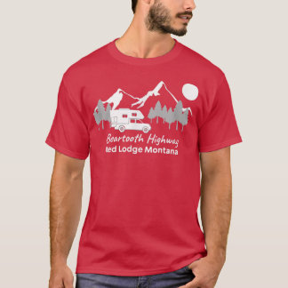 Beartooth Highway Red Lodge Montana  Truck Camper  T-Shirt