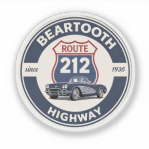 Beartooth Highway Route 212 classic car gifts