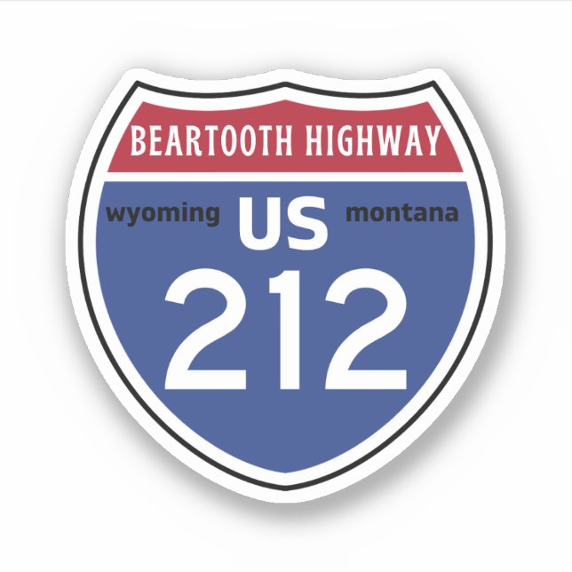  Beartooth Highwayus 212 route Montana to Wyoming (Front)