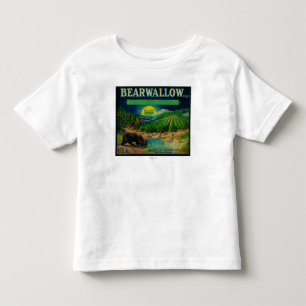Bearwallow Apple Crate LabelHood River, OR Toddler T-Shirt